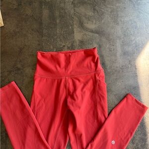 lululemon athletica High-Rise Red Leggings